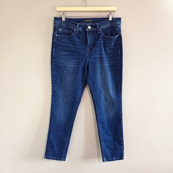 Nanette Lepore Belle High Rise Ankle Skinny Jeans Size 10 Petite - Picture 1 of 5